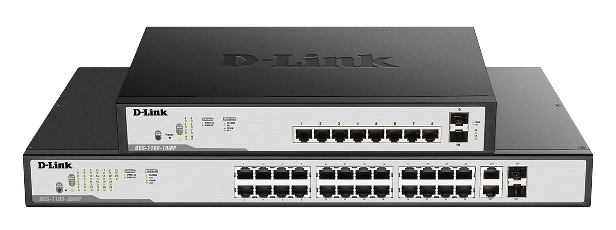 D-Link DGS-1100-26MP Gigabit Smart Managed Switch