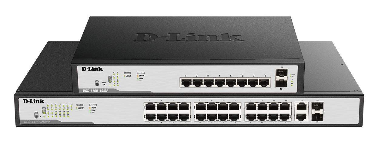 D-Link DGS-1100-10MP Gigabit Smart Managed Switch