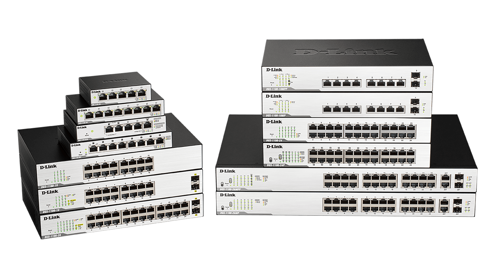 D-Link DGS-1100-08P Gigabit Smart Managed Switch