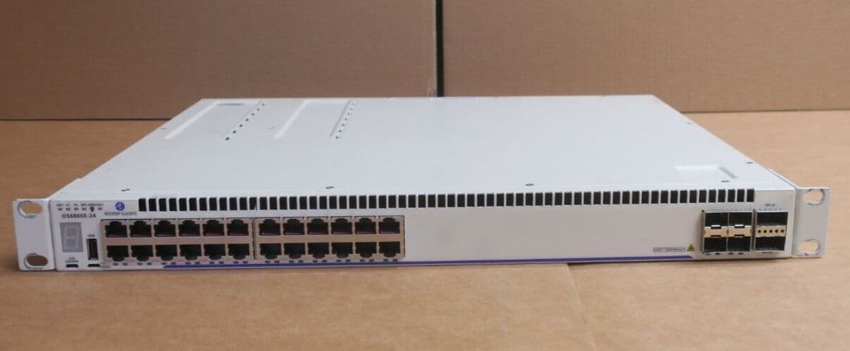 Alcatel-Lucent Enterprise Omniswitch OS6860E-24D Gigabit Ethernet Stackable LAN Switch