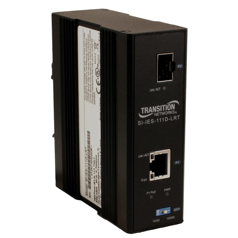 Transition Networks SI-IES-111D-LRT Gigabit Ethernet Media Converter