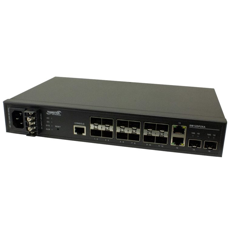 Transition Networks SM12DP2XA Enterprise Network Switch
