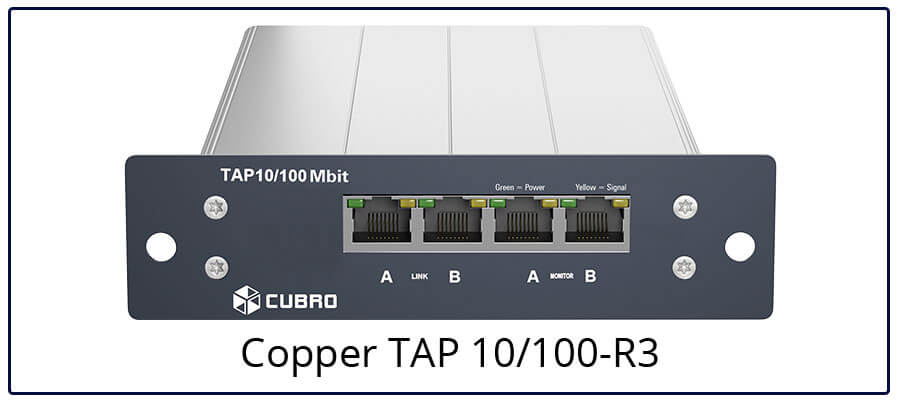 Cubro Network Visibility CBR.PS-12 Copper TAP 10/100-R3