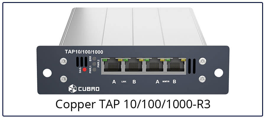 Cubro Network Visibility CBR.PS-12 Copper TAP 10/100/1000-R3