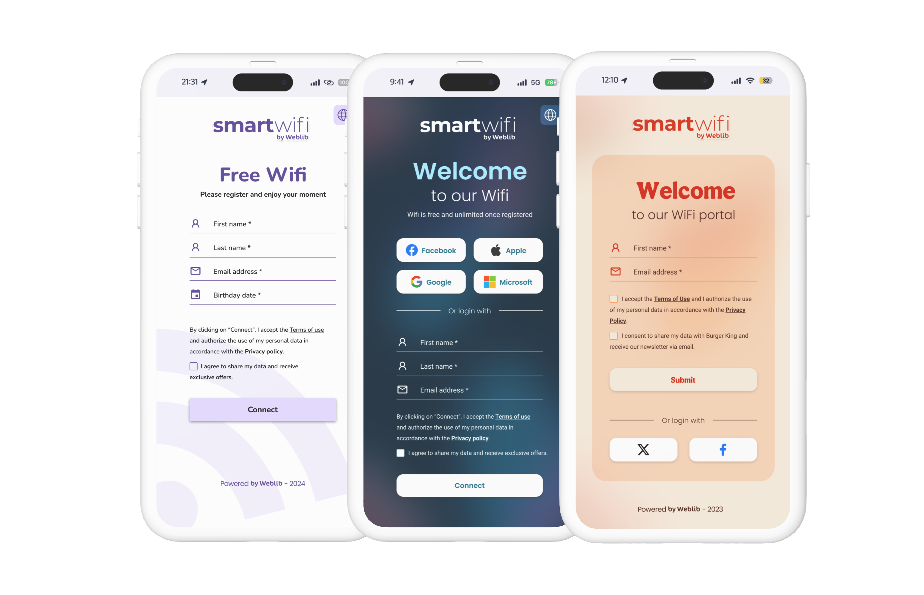 An image showing off SmartWifi solutions by Weblib