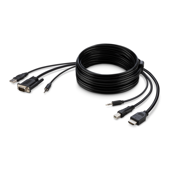 VGA to HDMI High Retention Combo Cable, 3m