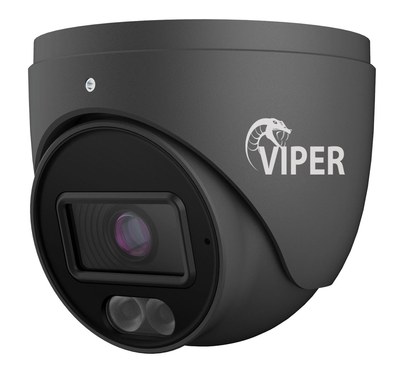 8MP Dual Illumination Turret IP Camera Dual System P2P Grey