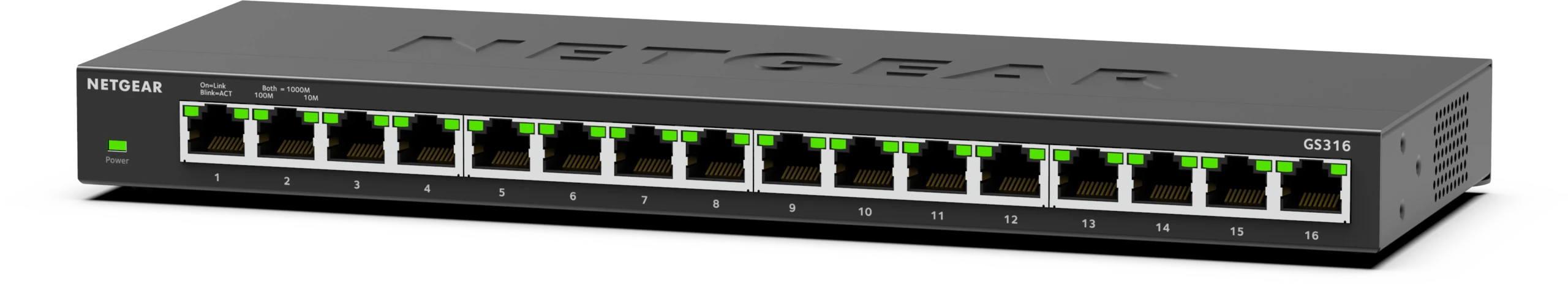 16-Port Gigabit Ethernet Unmanaged Essentials Switch